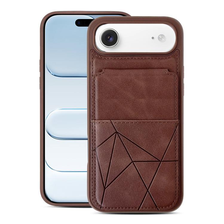 Portafoglio multifunzionale verticale con apertura a libro e custodia posteriore per telefono in ecopelle., For iPhone Air, For iPhone 16 Pro Max, For iPhone 16 Pro