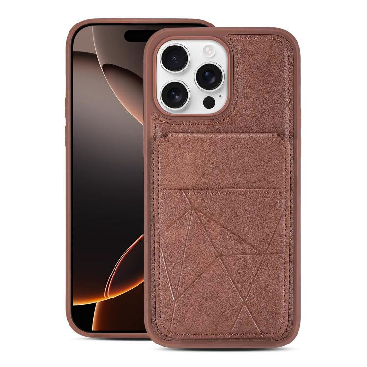 Portafoglio multifunzionale verticale con apertura a libro e custodia posteriore per telefono in ecopelle., For iPhone Air, For iPhone 16 Pro Max, For iPhone 16 Pro