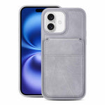 Portafoglio multifunzionale verticale con apertura a libro e custodia posteriore per telefono in ecopelle., For iPhone 16, For iPhone 15 Pro Max, For iPhone 15 Pro