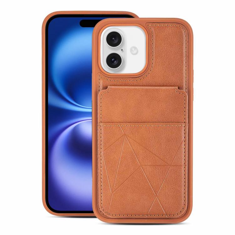 Portafoglio multifunzionale verticale con apertura a libro e custodia posteriore per telefono in ecopelle., For iPhone 16, For iPhone 15 Pro Max, For iPhone 15 Pro