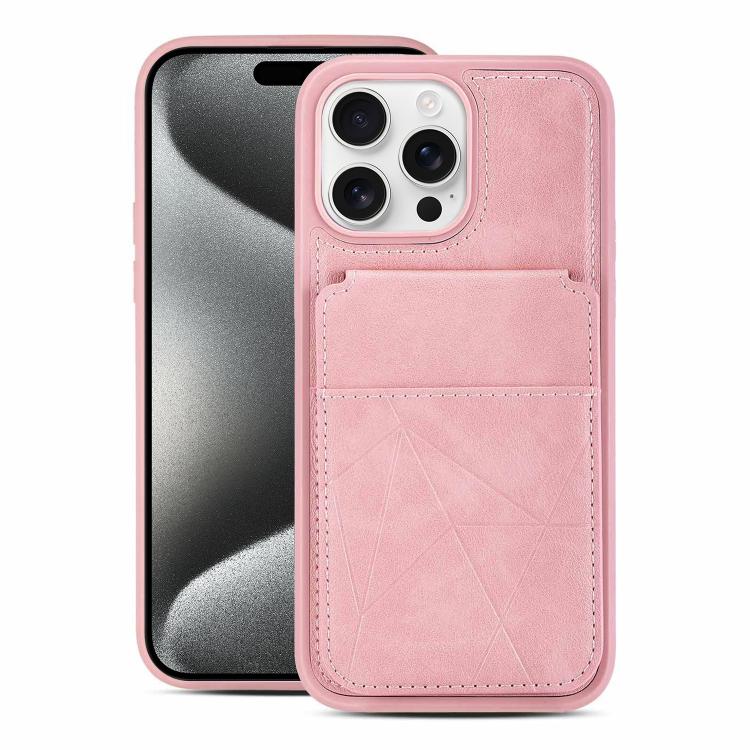 Portafoglio multifunzionale verticale con apertura a libro e custodia posteriore per telefono in ecopelle., For iPhone 16, For iPhone 15 Pro Max, For iPhone 15 Pro