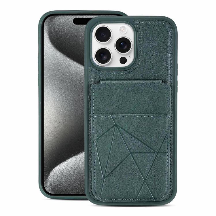 Portafoglio multifunzionale verticale con apertura a libro e custodia posteriore per telefono in ecopelle., For iPhone 16, For iPhone 15 Pro Max, For iPhone 15 Pro