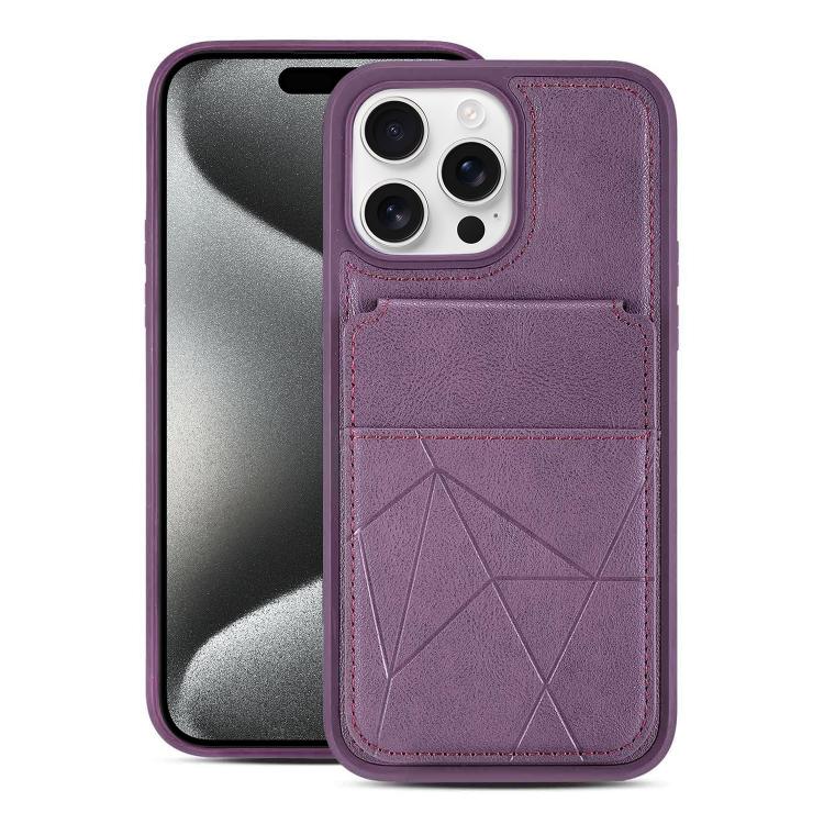 Portafoglio multifunzionale verticale con apertura a libro e custodia posteriore per telefono in ecopelle., For iPhone 16, For iPhone 15 Pro Max, For iPhone 15 Pro