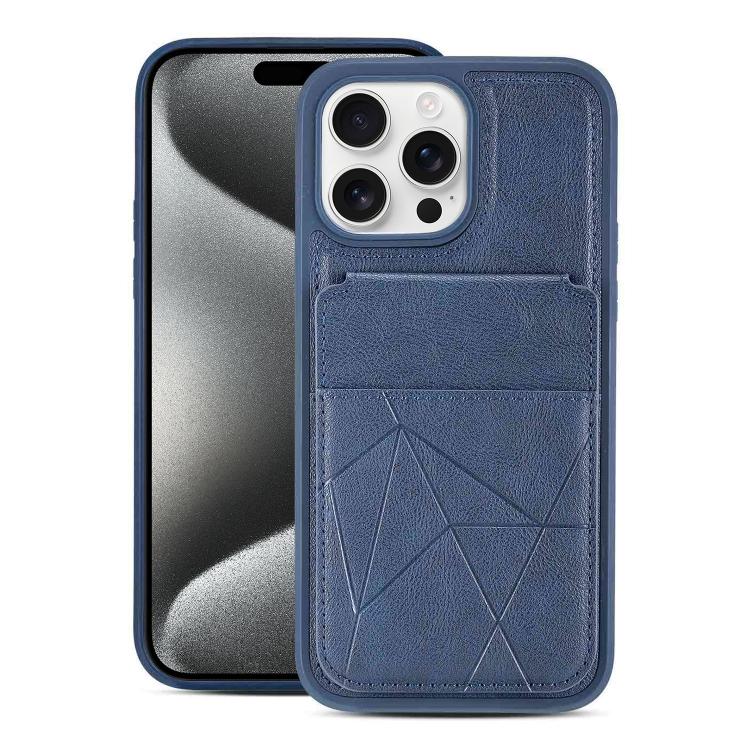 Portafoglio multifunzionale verticale con apertura a libro e custodia posteriore per telefono in ecopelle., For iPhone 16, For iPhone 15 Pro Max, For iPhone 15 Pro