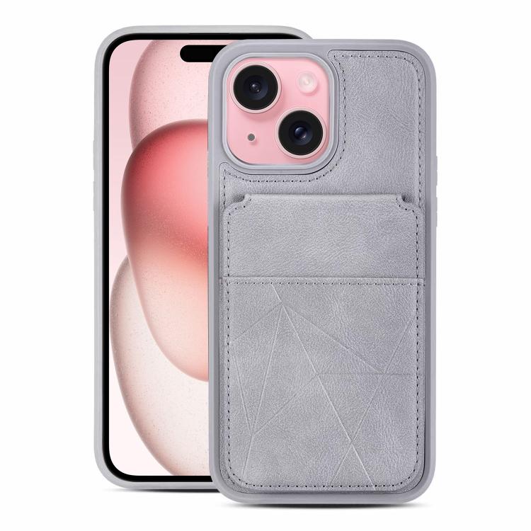 Portafoglio multifunzionale verticale con apertura a libro e custodia posteriore per telefono in ecopelle., For iPhone 15, For iPhone 14 / 13, For iPhone 14 Pro