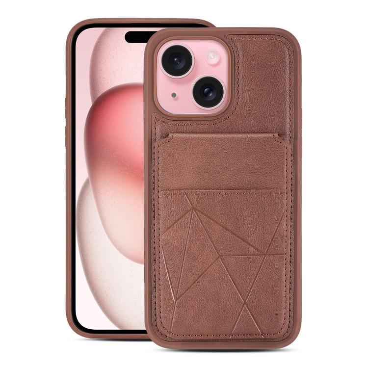 Portafoglio multifunzionale verticale con apertura a libro e custodia posteriore per telefono in ecopelle., For iPhone 15, For iPhone 14 / 13, For iPhone 14 Pro