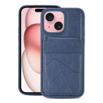 Portafoglio multifunzionale verticale con apertura a libro e custodia posteriore per telefono in ecopelle., For iPhone 15, For iPhone 14 / 13, For iPhone 14 Pro