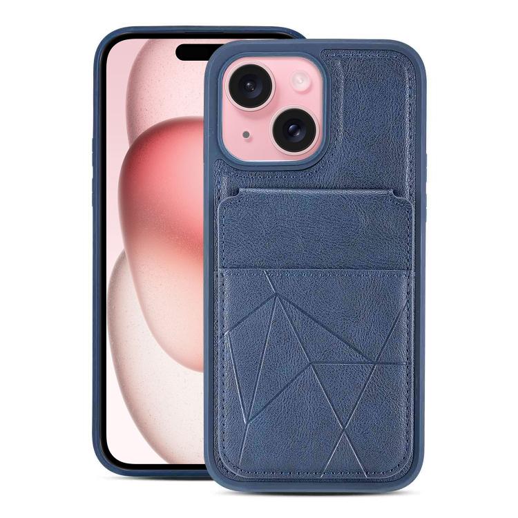 Portafoglio multifunzionale verticale con apertura a libro e custodia posteriore per telefono in ecopelle., For iPhone 15, For iPhone 14 / 13, For iPhone 14 Pro