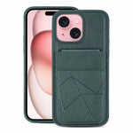 Portafoglio multifunzionale verticale con apertura a libro e custodia posteriore per telefono in ecopelle., For iPhone 15, For iPhone 14 / 13, For iPhone 14 Pro