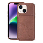 Portafoglio multifunzionale verticale con apertura a libro e custodia posteriore per telefono in ecopelle., For iPhone 15, For iPhone 14 / 13, For iPhone 14 Pro
