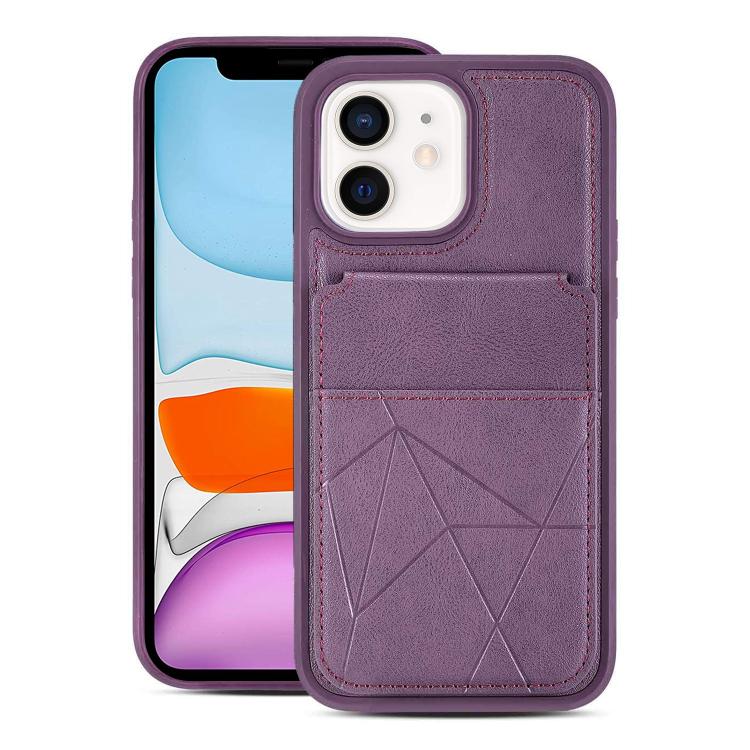 Portafoglio multifunzionale verticale con apertura a libro e custodia posteriore per telefono in ecopelle., For iPhone 12 / 12 Pro, For iPhone 12 Pro Max, For iPhone 11