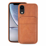 Portafoglio multifunzionale verticale con apertura a libro e custodia posteriore per telefono in ecopelle., For iPhone XR