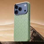 Custodia magnetica per telefono con motivo a griglia in rilievo della serie Cubo di Rubik, For iPhone 17 Pro Max, For iPhone 17 Pro, For iPhone 17, For iPhone 16 Pro Max