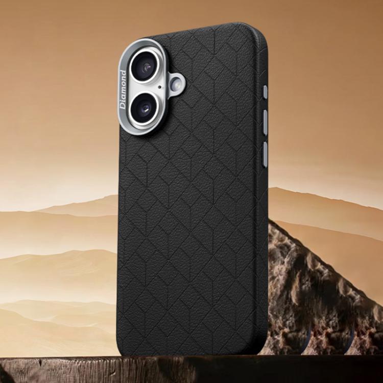 Custodia magnetica per telefono con motivo a griglia in rilievo della serie Cubo di Rubik, For iPhone 17 Pro Max, For iPhone 17 Pro, For iPhone 17, For iPhone 16 Pro Max