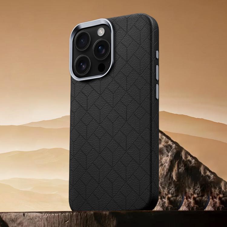 Custodia magnetica per telefono con motivo a griglia in rilievo della serie Cubo di Rubik, For iPhone 17 Pro Max, For iPhone 17 Pro, For iPhone 17, For iPhone 16 Pro Max