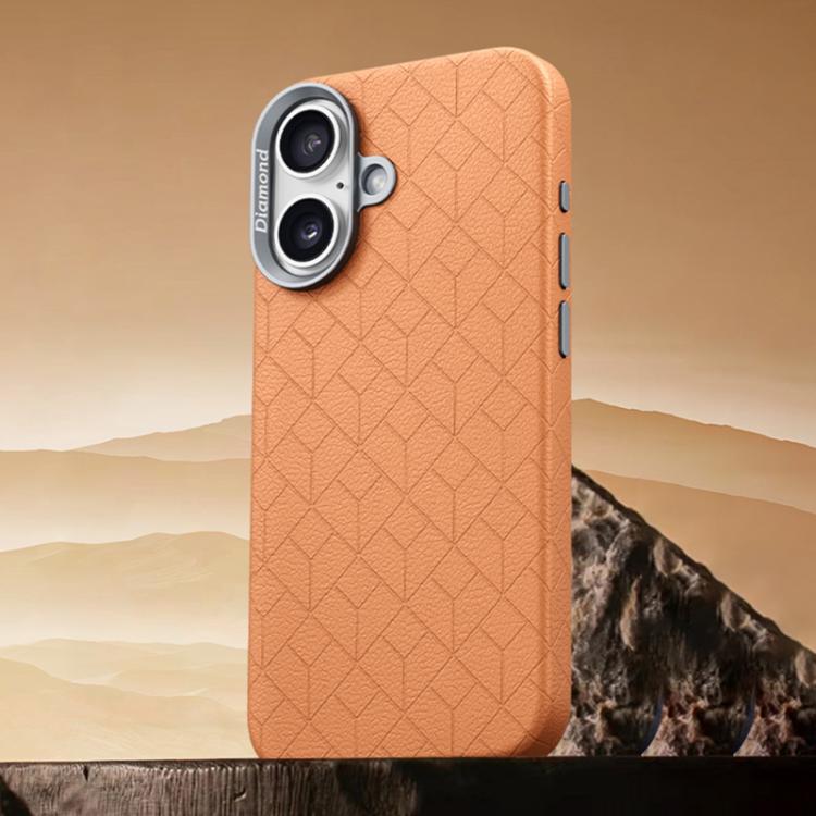 Custodia magnetica per telefono con motivo a griglia in rilievo della serie Cubo di Rubik, For iPhone 16 Pro, For iPhone 16 Plus, For iPhone 16, For iPhone 15 Pro Max