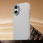 Custodia magnetica per telefono con motivo a griglia in rilievo della serie Cubo di Rubik, For iPhone 16 Pro, For iPhone 16 Plus, For iPhone 16, For iPhone 15 Pro Max