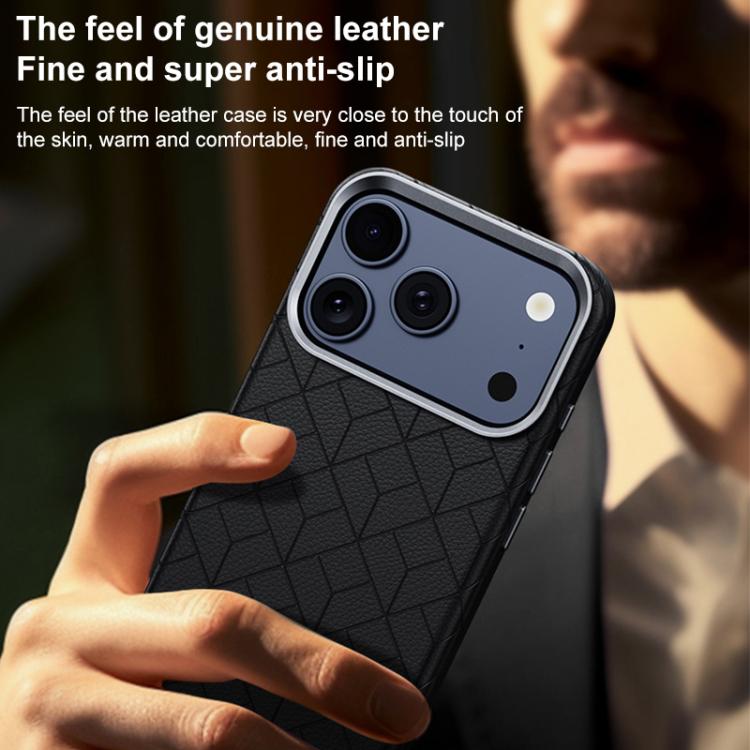 Custodia magnetica per telefono con motivo a griglia in rilievo della serie Cubo di Rubik, For iPhone 17 Pro Max, For iPhone 17 Pro, For iPhone 17, For iPhone 16 Pro Max