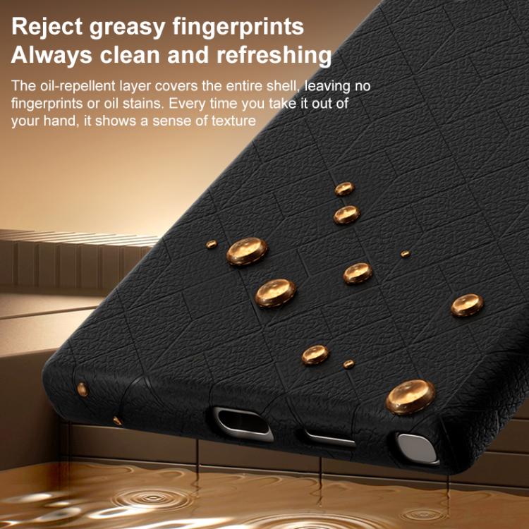 Custodia magnetica per telefono con motivo a griglia in rilievo della serie Cubo di Rubik, For Samsung Galaxy S26+ 5G, For Samsung Galaxy S26 Ultra 5G, For Samsung Galaxy S26 5G, For Samsung Galaxy S25 5G / S24 5G