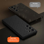 Custodia magnetica per telefono con motivo a griglia in rilievo della serie Cubo di Rubik, For Samsung Galaxy S25+ 5G / S24+ 5G, For Samsung Galaxy S25 Ultra 5G, For Samsung Galaxy S24 Ultra 5G, For Samsung Galaxy S23 Ultra 5G
