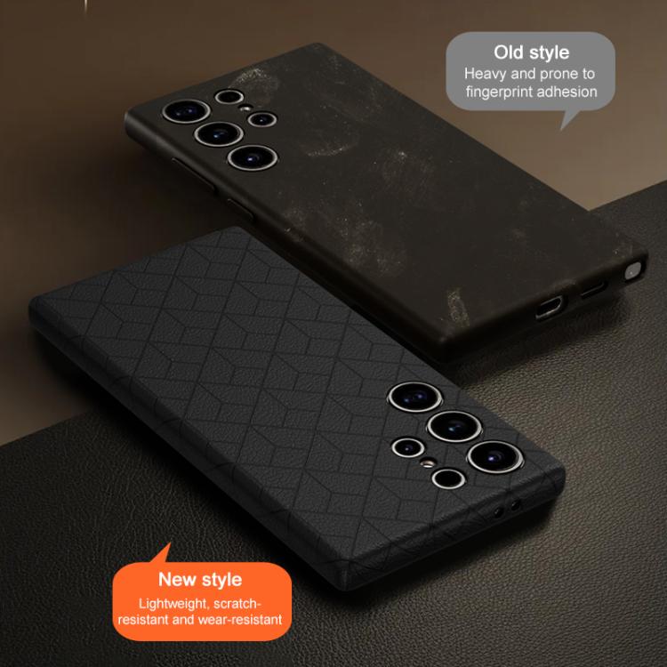 Custodia magnetica per telefono con motivo a griglia in rilievo della serie Cubo di Rubik, For Samsung Galaxy S25+ 5G / S24+ 5G, For Samsung Galaxy S25 Ultra 5G, For Samsung Galaxy S24 Ultra 5G, For Samsung Galaxy S23 Ultra 5G