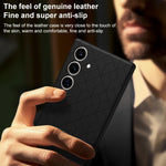 Custodia magnetica per telefono con motivo a griglia in rilievo della serie Cubo di Rubik, For Samsung Galaxy S25+ 5G / S24+ 5G, For Samsung Galaxy S25 Ultra 5G, For Samsung Galaxy S24 Ultra 5G, For Samsung Galaxy S23 Ultra 5G