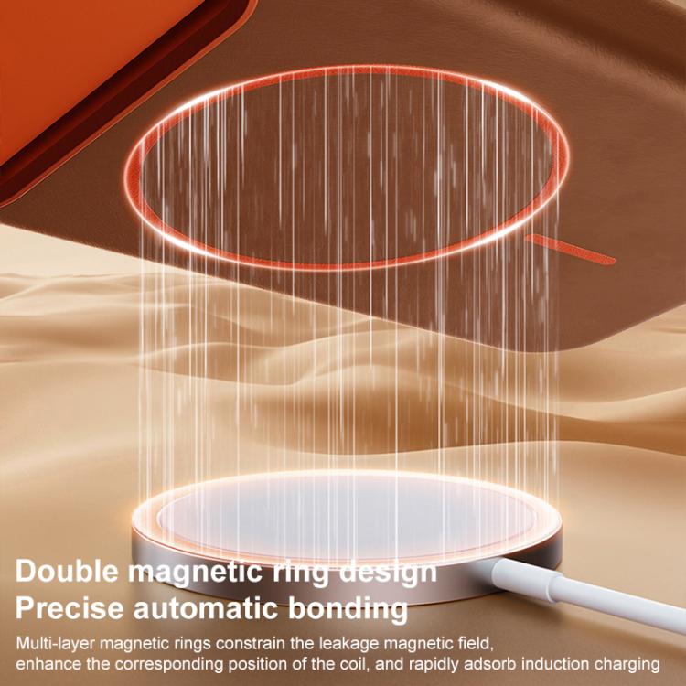 Custodia per PC in pelle di elefante con copertura totale e chiusura magnetica in microfibra., For iPhone 17 Pro Max, For iPhone 17 Pro, For iPhone 17