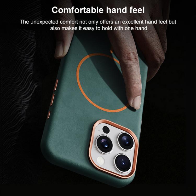 Custodia per PC in pelle di elefante con copertura totale e chiusura magnetica in microfibra., For iPhone 13 Pro