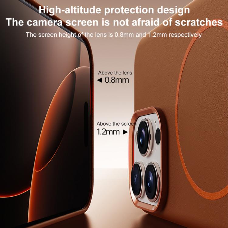 Custodia per PC in pelle di elefante con copertura totale e chiusura magnetica in microfibra., For iPhone 13 Pro
