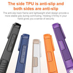 Custodia per telefono con supporto magnetico, effetto pelle traslucida., For iPhone 17 Pro Max, For iPhone 17 Pro