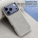 Custodia per telefono magnetica a copertura totale con texture in flanella, For iPhone 17 Pro Max, For iPhone 17 Pro