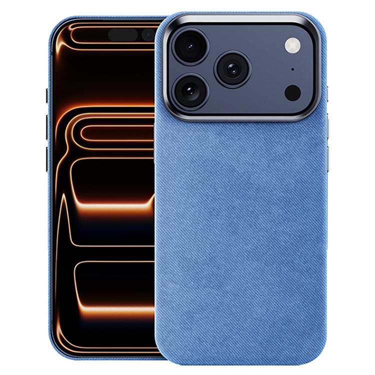Custodia per telefono magnetica a copertura totale con texture in flanella, For iPhone 17 Pro Max, For iPhone 17 Pro