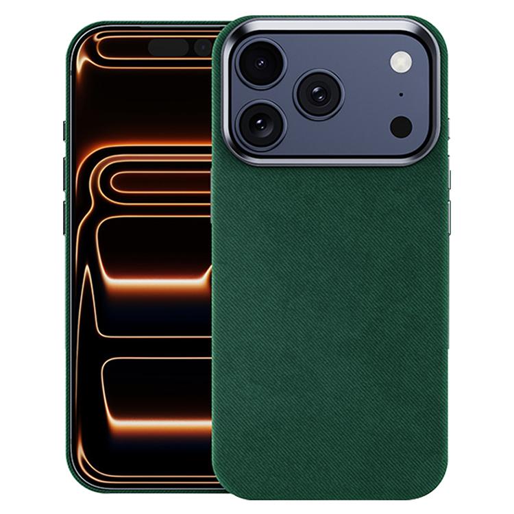 Custodia per telefono magnetica a copertura totale con texture in flanella, For iPhone 17 Pro Max, For iPhone 17 Pro