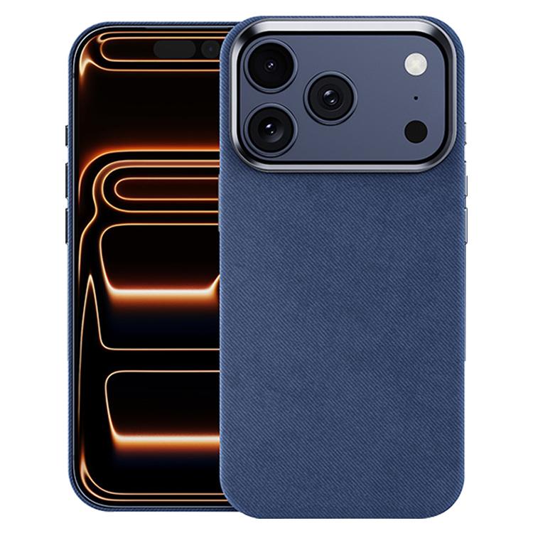 Custodia per telefono magnetica a copertura totale con texture in flanella, For iPhone 17 Pro Max, For iPhone 17 Pro