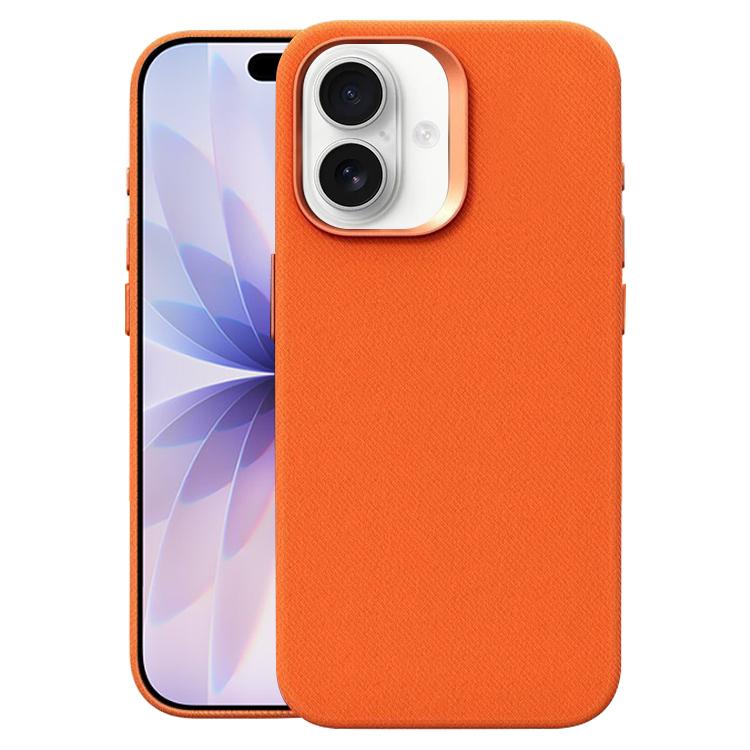 Custodia per telefono magnetica a copertura totale con texture in flanella, For iPhone 17, For iPhone Air