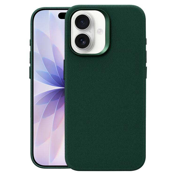 Custodia per telefono magnetica a copertura totale con texture in flanella, For iPhone 17, For iPhone Air