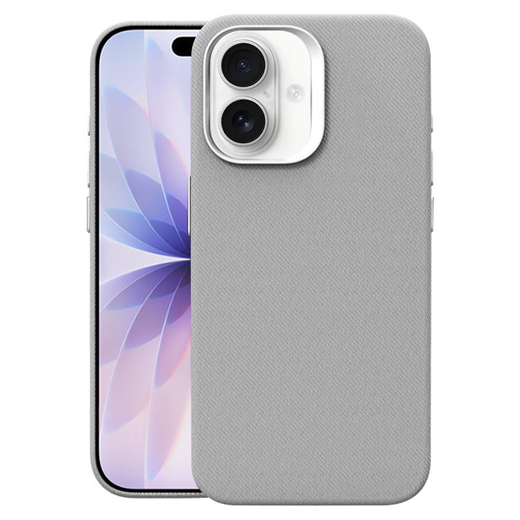 Custodia per telefono magnetica a copertura totale con texture in flanella, For iPhone 17, For iPhone Air