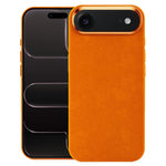 Custodia per telefono magnetica a copertura totale con texture in flanella, For iPhone 17, For iPhone Air