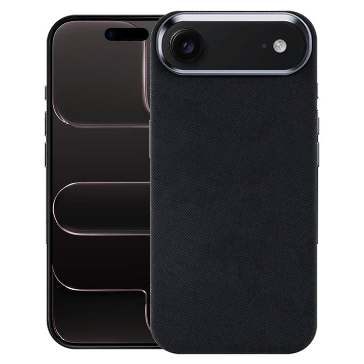 Custodia per telefono magnetica a copertura totale con texture in flanella, For iPhone 17, For iPhone Air