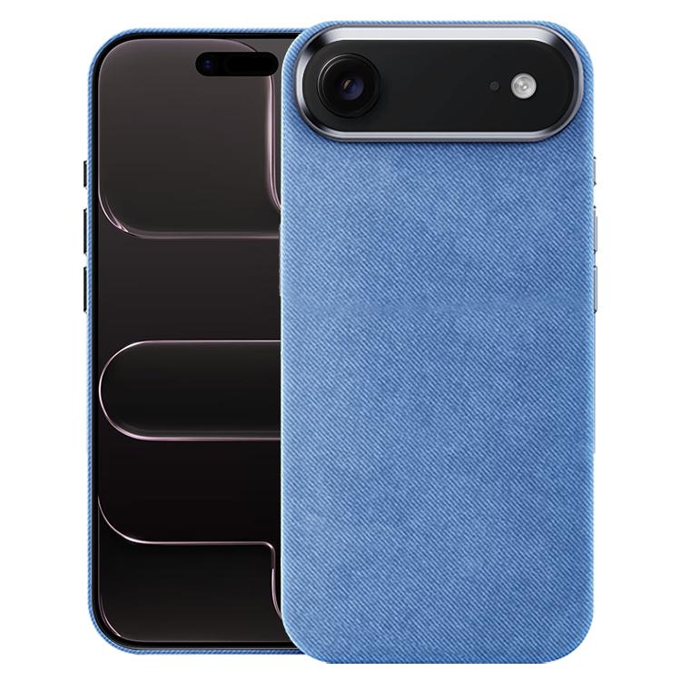 Custodia per telefono magnetica a copertura totale con texture in flanella, For iPhone 17, For iPhone Air