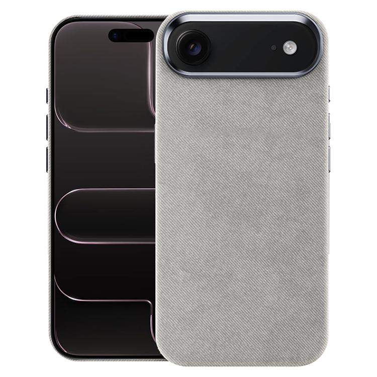 Custodia per telefono magnetica a copertura totale con texture in flanella, For iPhone 17, For iPhone Air