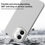 Custodia per telefono magnetica a copertura totale con texture in flanella, For iPhone 16 Plus, For iPhone 16