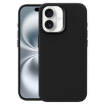 Custodia per telefono magnetica a copertura totale con texture in flanella, For iPhone 16 Plus, For iPhone 16