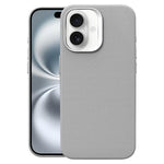 Custodia per telefono magnetica a copertura totale con texture in flanella, For iPhone 16 Plus, For iPhone 16