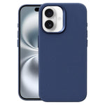 Custodia per telefono magnetica a copertura totale con texture in flanella, For iPhone 16 Plus, For iPhone 16