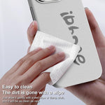 Custodia per telefono magnetica a copertura totale con texture in flanella, For iPhone 15 Pro Max, For iPhone 15 Pro