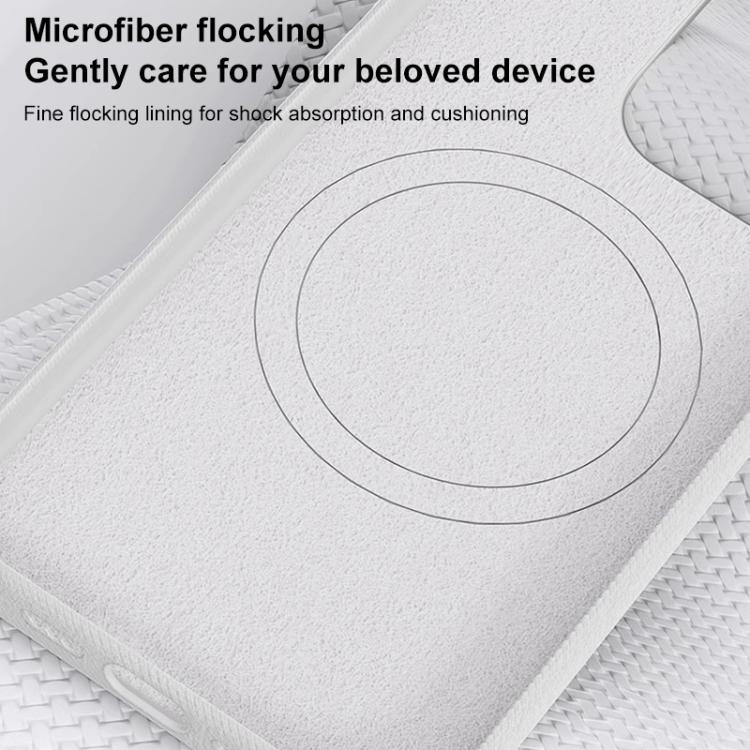 Custodia per telefono magnetica a copertura totale con texture in flanella, For iPhone 15 Pro Max, For iPhone 15 Pro