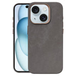 Custodia per telefono magnetica a copertura totale con texture in flanella, For iPhone 15 Plus / 14 Plus, For iPhone 15