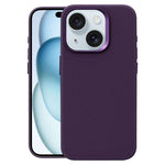 Custodia per telefono magnetica a copertura totale con texture in flanella, For iPhone 15 Plus / 14 Plus, For iPhone 15