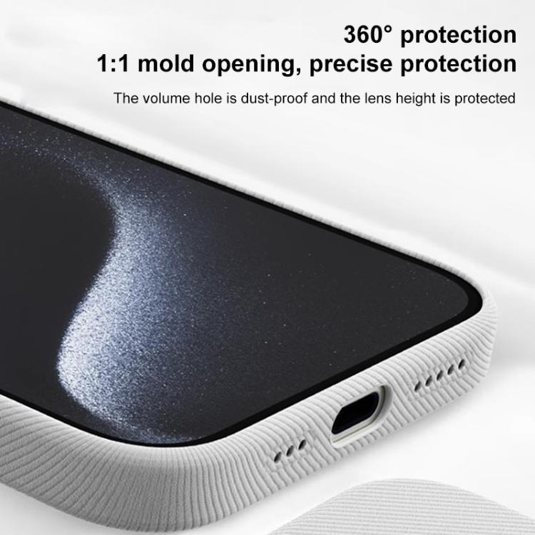 Custodia per telefono magnetica a copertura totale con texture in flanella, For iPhone 14 / 13, For iPhone 14 Pro